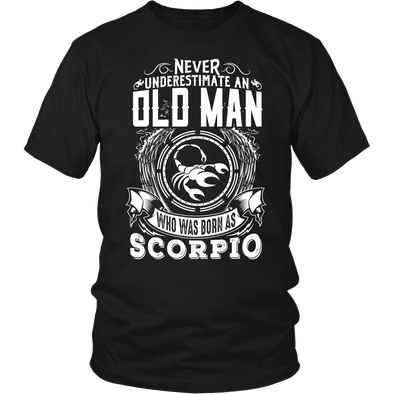 Old Man Scorpio Shirt - Limited Edition Scorpio Shirt, Hoodie & Tank