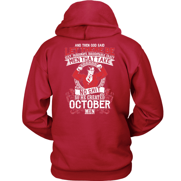 Limited Edition **God Created October Men** Shirts & Hoodies