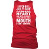 Limited Edition ** July Guy Heart On Sleeve Back Print*** Shirts & Hoodies