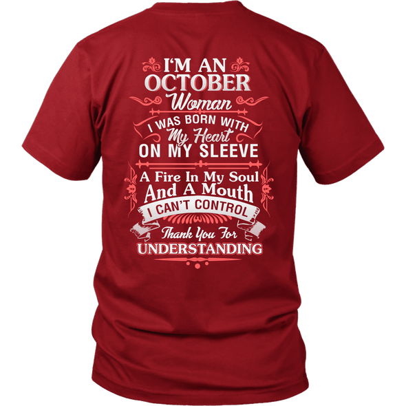 Limited Edition ***October Women Heart On Sleeve*** Shirts & Hoodies