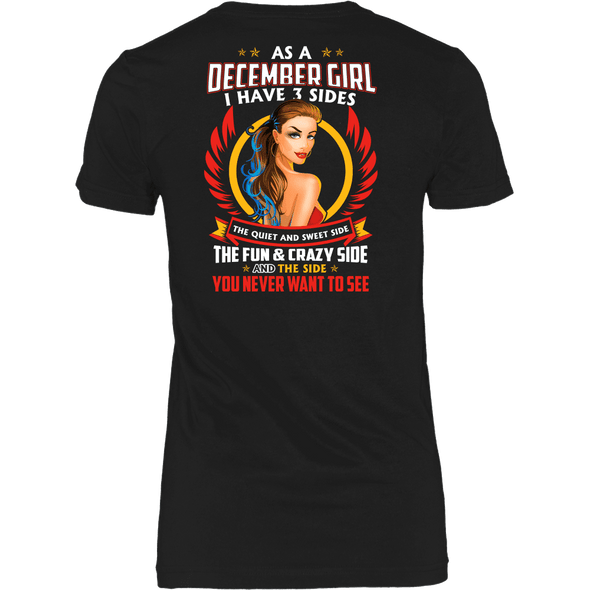 Limited Edition ***December Girl 3 - Sided*** Shirts & Hoodies