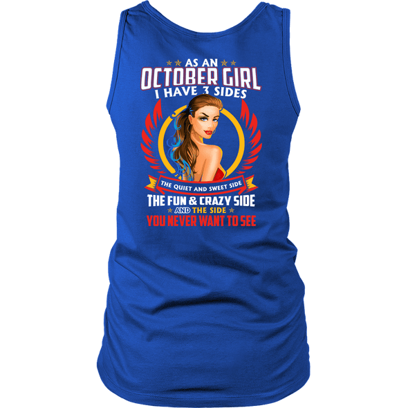 Limited Edition **October Girl 3 - Sided** Shirts & Hoodies