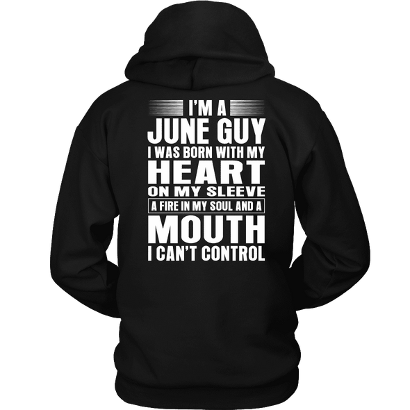 Limited Edition **June Guy Heart On Sleeve Back Print*** Shirts & Hoodies
