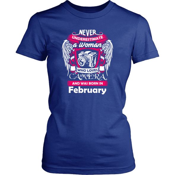 February Women Who Loves Camera Shirts, Hoodie & Tank