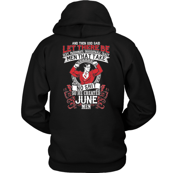 Limited Edition **God Created June Men** Shirts & Hoodies