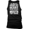 Limited Edition **January Guy Heart On Sleeve Back Print*** Shirts & Hoodies