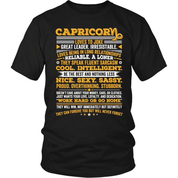 A Capricorn Long Quote Shirt, Hoodie & Tank