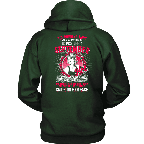 Limited Edition **Piss Of September Girl** Shirts & Hoodies