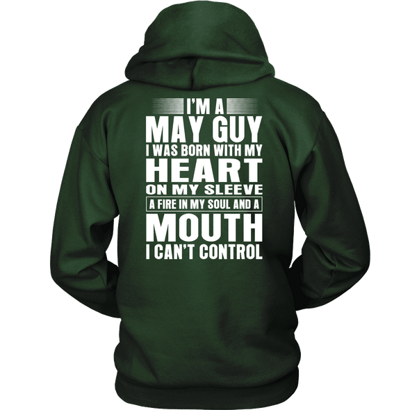 Limited Edition **May Guy Heart On Sleeve Back Print*** Shirts & Hoodies