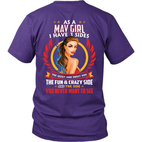 Limited Edition ***May Girl 3 - Sides*** Shirts & Hoodies