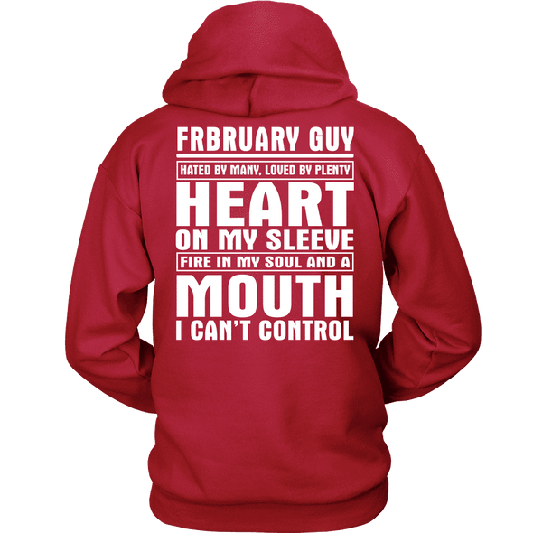 Limited Edition ***February Guy - Can't Control Mouth Back Print*** Shirts & Hoodies