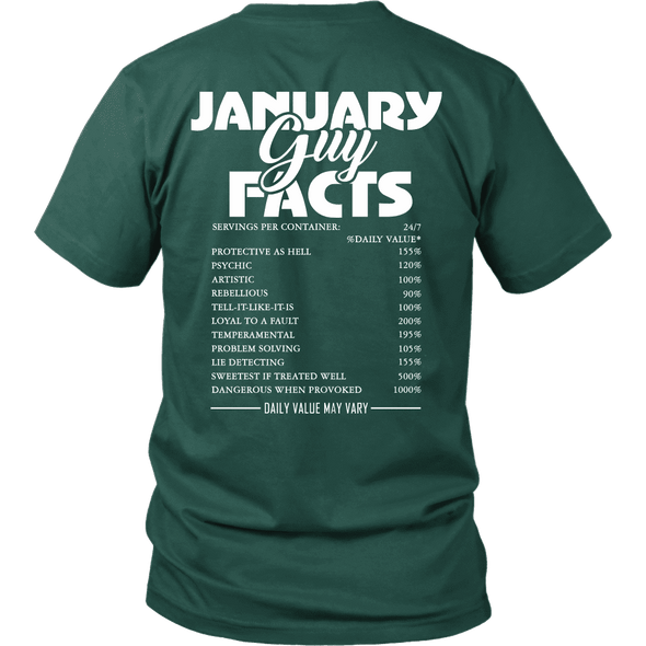 Limited Edition ***January  Guy Facts*** Shirts & Hoodies