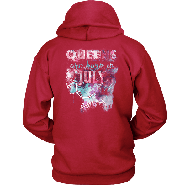 **Limited Edition** July Born Queen Back Print Shirt