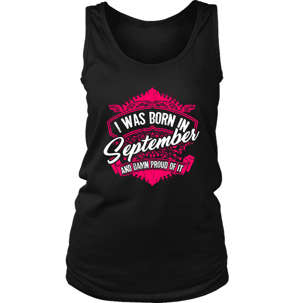 Limited Edition Proud To Be Born In September Shirts