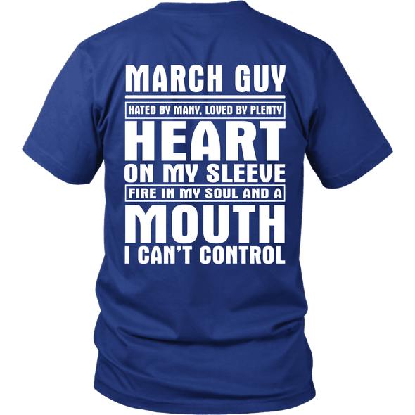 Limited Edition ***March Guy - Can't Control Mouth Back Print*** Shirts & Hoodies
