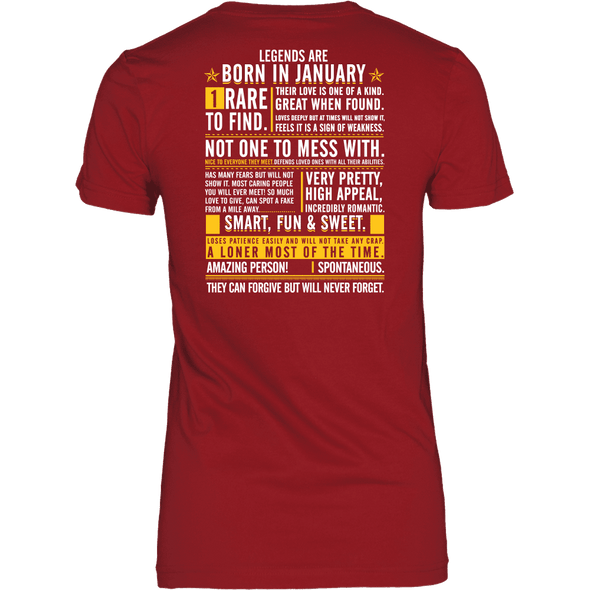 Legends Are Born In January ***Limited Edition Shirt***