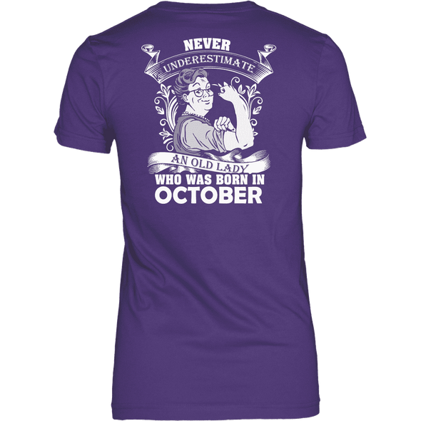 Limited Edition ***Old Lady Born In October*** Shirts & Hoodie