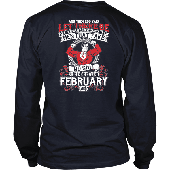 Limited Edition **God Created February Men** Shirts & Hoodies