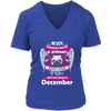 December Women Who Loves Pug Shirt