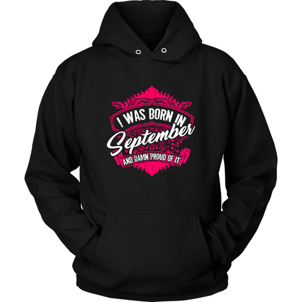Limited Edition Proud To Be Born In September Shirts