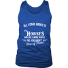 All I Care About Is My Horses - Limited Edition Shirt