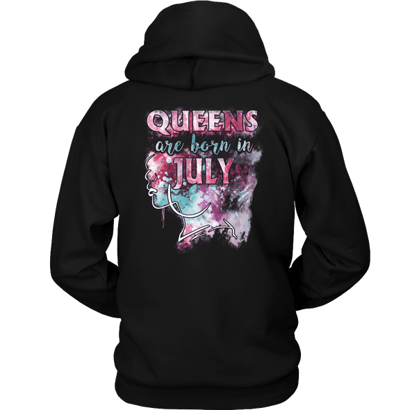 **Limited Edition** July Born Queen Back Print Shirt