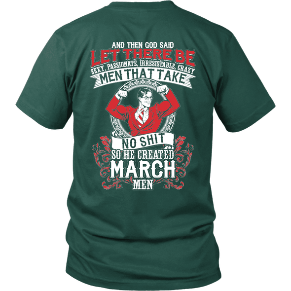 Limited Edition **God Created March Men** Shirts & Hoodies
