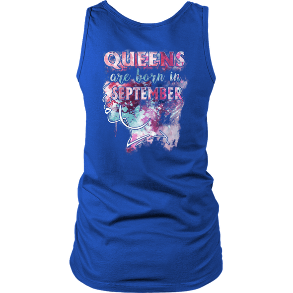 **Limited Edition** September Born Queen Back Print Shirt