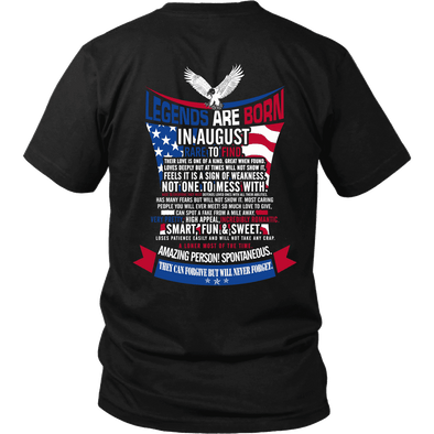 August Legends Back Print Shirts & Hoodies