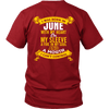 * Limited Edition Born In June With My Heart Back Print Shirt*