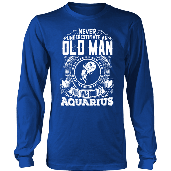 Old Man Aquarius Shirt, Hoodie & Tank