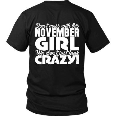 Limited Edition **Crazy November Girl** Shirts & Hoodies