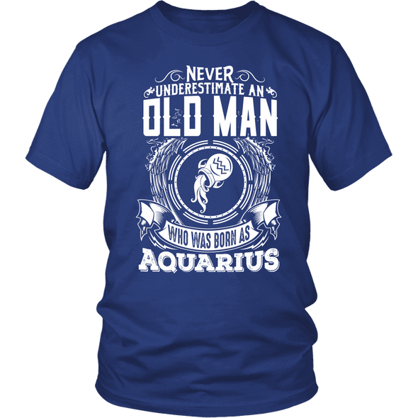 Old Man Aquarius Shirt, Hoodie & Tank