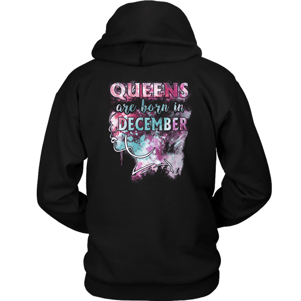 **Limited Edition** December Born Queens Back Print Shirt