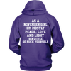 Limited Edition ***November Girl Peace Love*** Shirts & Hoodies