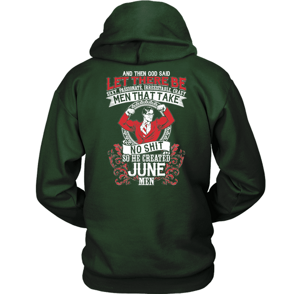 Limited Edition **God Created June Men** Shirts & Hoodies