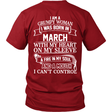 Limited Edition March  Grumpy Women White Back Print