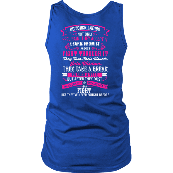 Limited Edition ***October Ladies*** Back Print Shirts & Hoodies