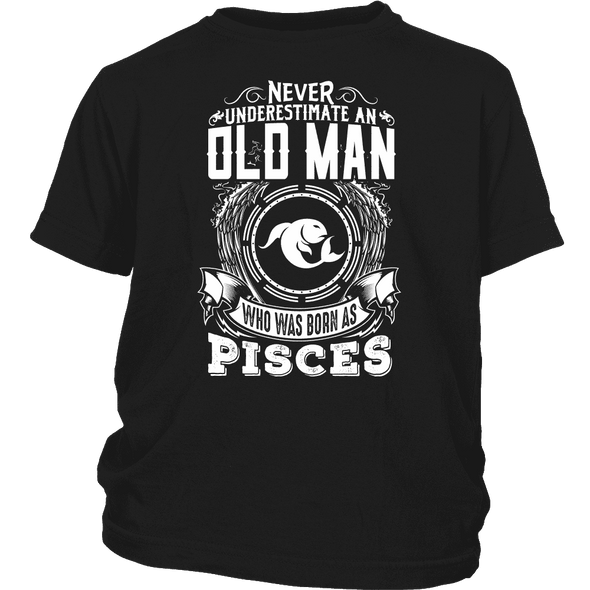 Old Man Pisces Shirt, Tank & Hoodie