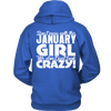 Limited Edition ***January Crazy Girl*** Shirts & Hoodies