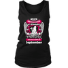 September Women Who Loves Pitbull Shirt, Hoodie & Tank