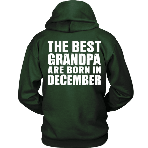 Limited Edition ***Best Grandpa Born In December*** Shirts & Hoodies