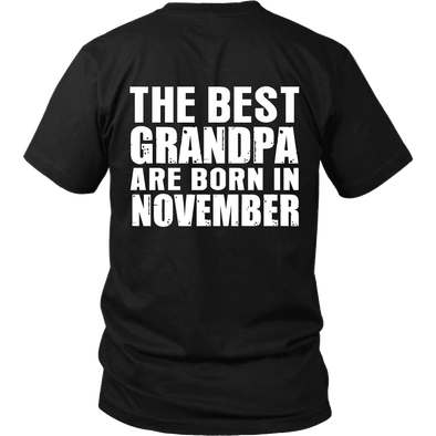 Limited Edition ***Best Grandpa Born In November*** Shirts & Hoodies