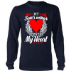 My Sons Wings Cover My Heart Shirts, Hoodie & Tank