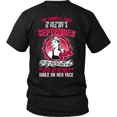 Limited Edition **Piss Of September Girl** Shirts & Hoodies