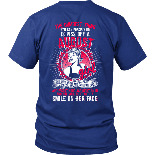 Limited Edition ** Piss Of August Girl** Shirts & Hoodies**
