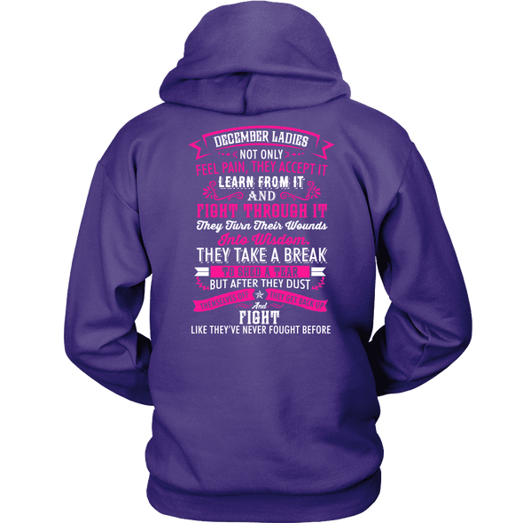 Limited Edition ***December Ladies*** Back Print Shirts & Hoodies