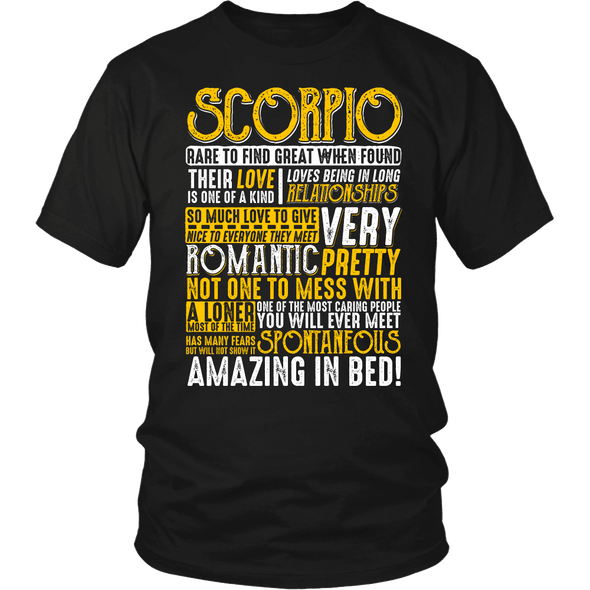 T-shirt - AMAZING IN BED SCORPIO SHIRT