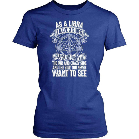 T-shirt - AS A LIBRA I HAVE 3 SIDES