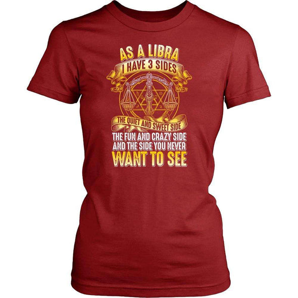 T-shirt - AS A LIBRA I HAVE 3 SIDES